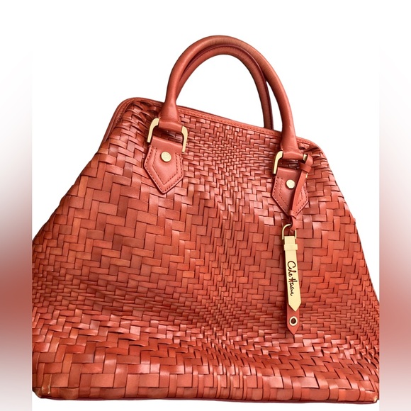 Cole Haan Handbags - Cole Haan Woven Bag-Terracotta Orange-Amazing & Wonderful Conditon